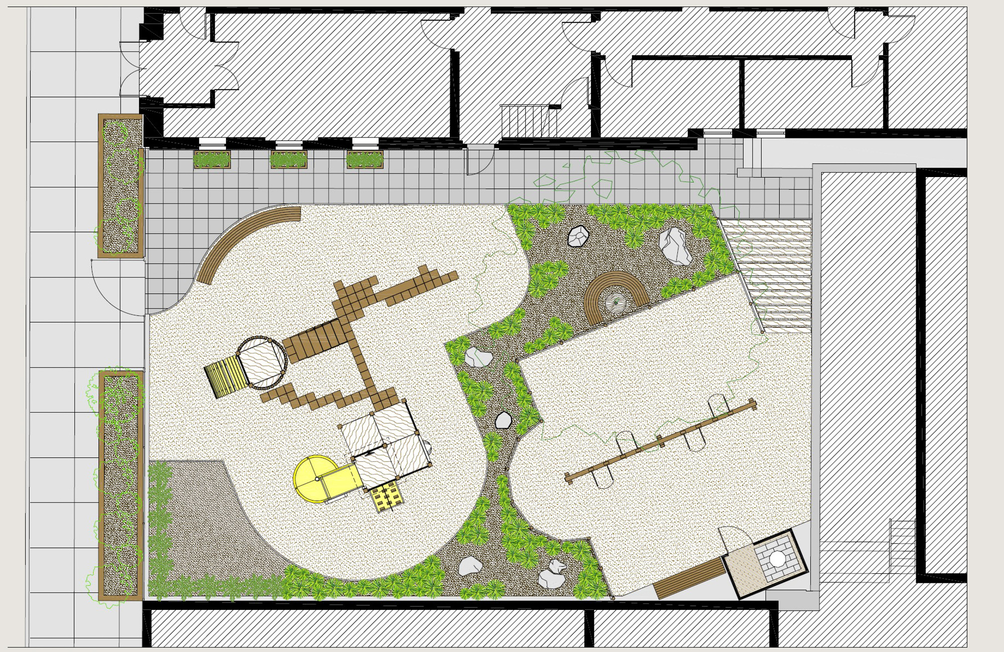 Saint Ann's School, Willow Place - Pre-school Landscaped Play Yard (In Progress)